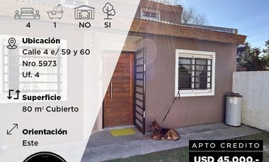 Triplex con 4 habitaciones a la venta en Mar del Tuyu - Calle 4 e/ 59 y 60 al 5973