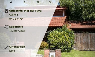 Casa de 5 ambientes a 300 metros del mar - Calle 3 e/ 78 y 79