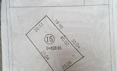 Terreno de 829 M2 con fondo a Laguna en El Principado de San Vicente, Canning