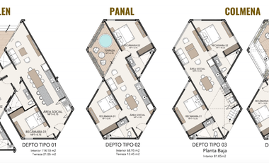 Último Departamentos(Panal) en Venta en Mar de Miel en San Crisanto