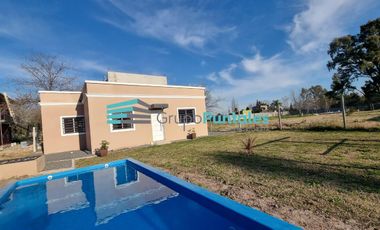 Casa en Cañuelas 3 ambientes con pileta a 100 mts de la Ruta 205