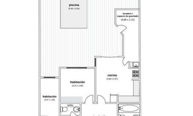 Casa 4 Amb con parque, quincho y piscina en la mejor zona de ramos mejia. Lote de 8,66x40