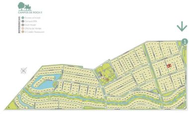 Terreno venta 2356 mts 2 totales - Campos de Roca II