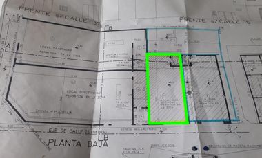 Venta en bloque de 2 depósitos - 189,12mts2 - La Plata