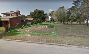 Terreno venta 15 x 45mts - 600 mts 2 totales- Mar De Ajo