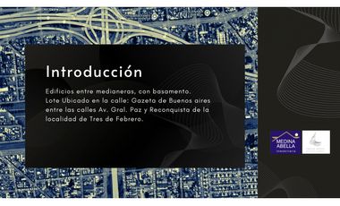 Lote para desarrollo  3 a 4 pisos + basamento RETAZADO