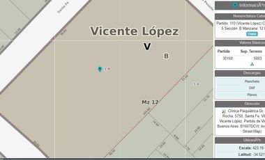 Terreno en Venta en Villa Adelina APTO DESARROLLO