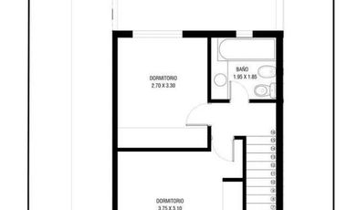 Dúplex en venta - 2 dormitorios 1 baño - cochera - 83mts2 - Los Hornos, La Plata
