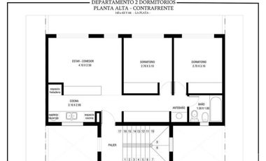 Dúplex en venta - 2 dormitorios 1 baño - cochera - 83mts2 - Los Hornos, La Plata