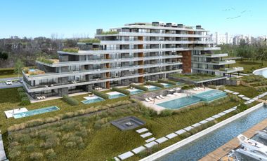 NORDELTA - Acqua Marinas| Departamento de 3 ambientes con jardín en venta