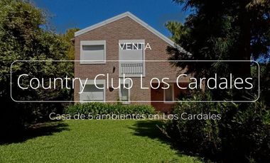 CASA EN VENTA 5 AMBIENTES EN LOS CARDALES COUNTRY CLUB