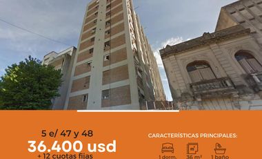 Departamento en venta - 1 dormitorio 1 baño -  36 mts2 - La Plata [FINANCIADO]