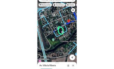 OLIVEROS- LOTE-VILLA LA RIBERA -AV.VILLA LA RIBERA 5244/1600 MTS