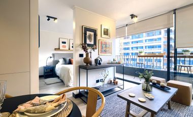 NUEVO STUDIO EN SANTIAGO CENTRO CON ENTREGA 2026