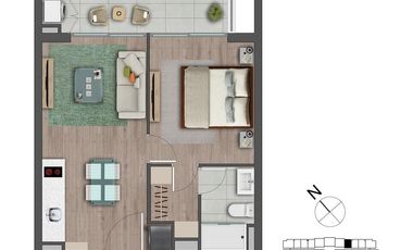 DEPTO NUEVO DE 2 DORMITORIOS IDEALES PARA VIVIR O INVERTIR