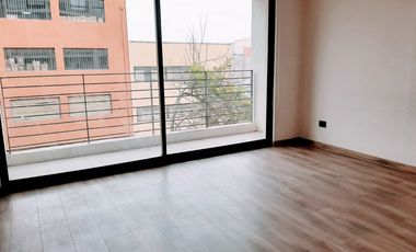 Arriendo Departamento Tipo Estudio, sector Barrio República, Santiago
