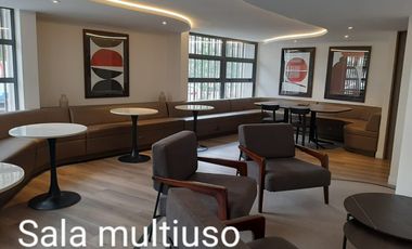 Arriendo Departamento Tipo Estudio, sector Barrio República, Santiago