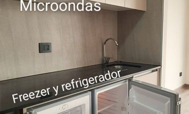 Arriendo Departamento Tipo Estudio, sector Barrio República, Santiago