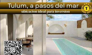 Casa en VENTA DE 3 HABITACIONES EN TULUM TOTALMENTE EQUIPADA