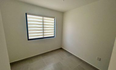 Departamento nuevo en renta Intercity Riscos con alberca, parque canino y persianas.