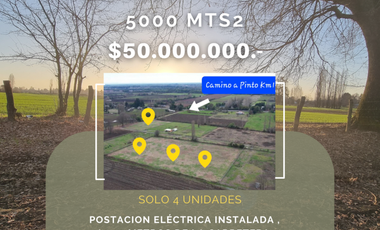 REBAJADAS 4 HERMOSAS PARCELAS CAMINO A PINTO-CHILLAN KM19