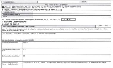 FOCOLARE PROPIEDADES ARRIENDA TERRENO