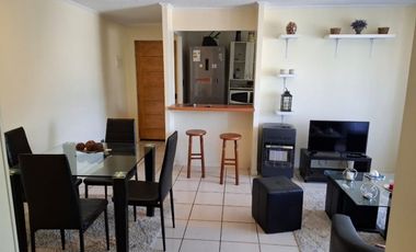 Departamento amoblado en Segundo piso, Condominio San Martín