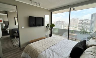 Departamento en arriendo c/ estacionamiento en Metro Irarrázaval