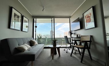 Departamento en arriendo c/ estacionamiento en Metro Irarrázaval