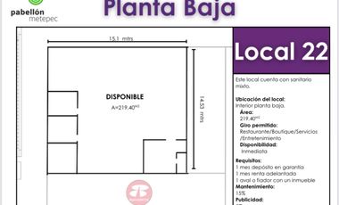 Locales en Renta en La Purísima