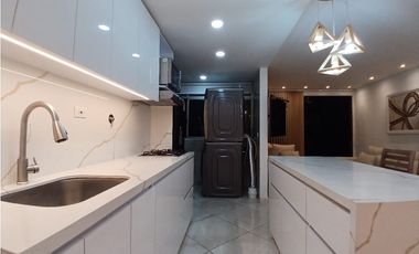 Apartamento moderno para la renta amoblada en Envigado con terraza