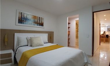 Apartamento moderno para la renta amoblada en Envigado con terraza