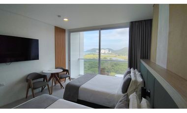 Aparta Suite amoblado en bello horizonte zona irotama 005R