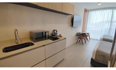 Aparta Suite amoblado en bello horizonte zona irotama 005R