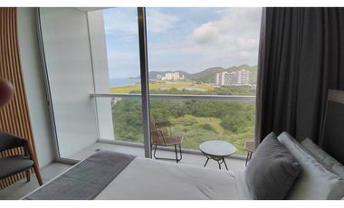 Aparta Suite amoblado en bello horizonte zona irotama 005R