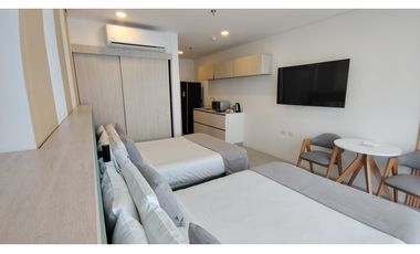 Aparta Suite amoblado en bello horizonte zona irotama 005R