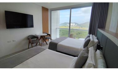 Aparta Suite amoblado en bello horizonte zona irotama 005R