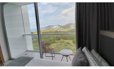 Aparta Suite amoblado en bello horizonte zona irotama 005R