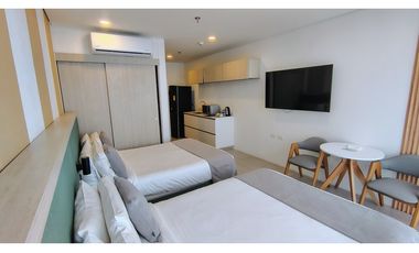 Aparta Suite amoblado en bello horizonte zona irotama 005R