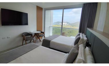 Aparta Suite amoblado en bello horizonte zona irotama 005R