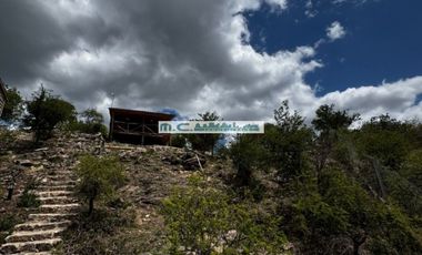 AT158. CUESTA BLANCA. CABAÑA DE TRONCO 2/3 PAX C/PILETA