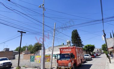 Terreno en esquina de 1,000m2 a 2 minutos del Centro de ACTOPAN, HGO. Ideal Franquicias.