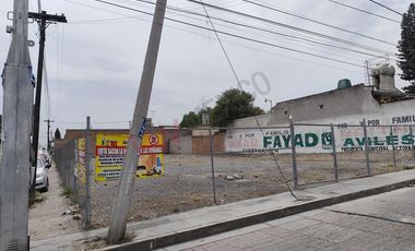 Terreno en esquina de 1,000m2 a 2 minutos del Centro de ACTOPAN, HGO. Ideal Franquicias.