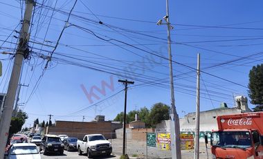 Terreno en esquina de 1,000m2 a 2 minutos del Centro de ACTOPAN, HGO. Ideal Franquicias.