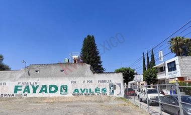 Terreno en esquina de 1,000m2 a 2 minutos del Centro de ACTOPAN, HGO. Ideal Franquicias.