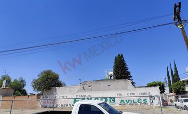 Terreno en esquina de 1,000m2 a 2 minutos del Centro de ACTOPAN, HGO. Ideal Franquicias.