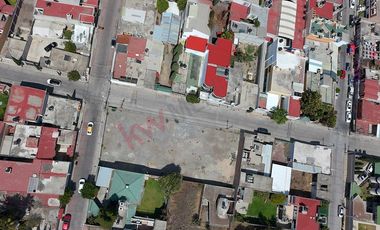 Terreno en esquina de 1,000m2 a 2 minutos del Centro de ACTOPAN, HGO. Ideal Franquicias.