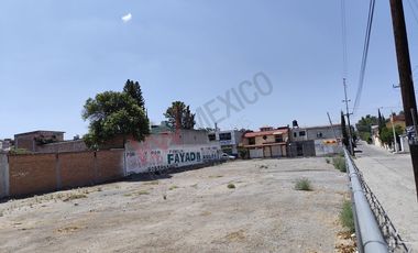 Terreno en esquina de 1,000m2 a 2 minutos del Centro de ACTOPAN, HGO. Ideal Franquicias.