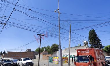 Terreno en esquina de 1,000m2 a 2 minutos del Centro de ACTOPAN, HGO. Ideal Franquicias.