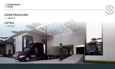 Terreno en preventa de 573.46 m² dentro del Parque Industrial Concordia Park a solo 900 metros dela Carr. 57 (SLP-Qro) Querétaro, Qro.